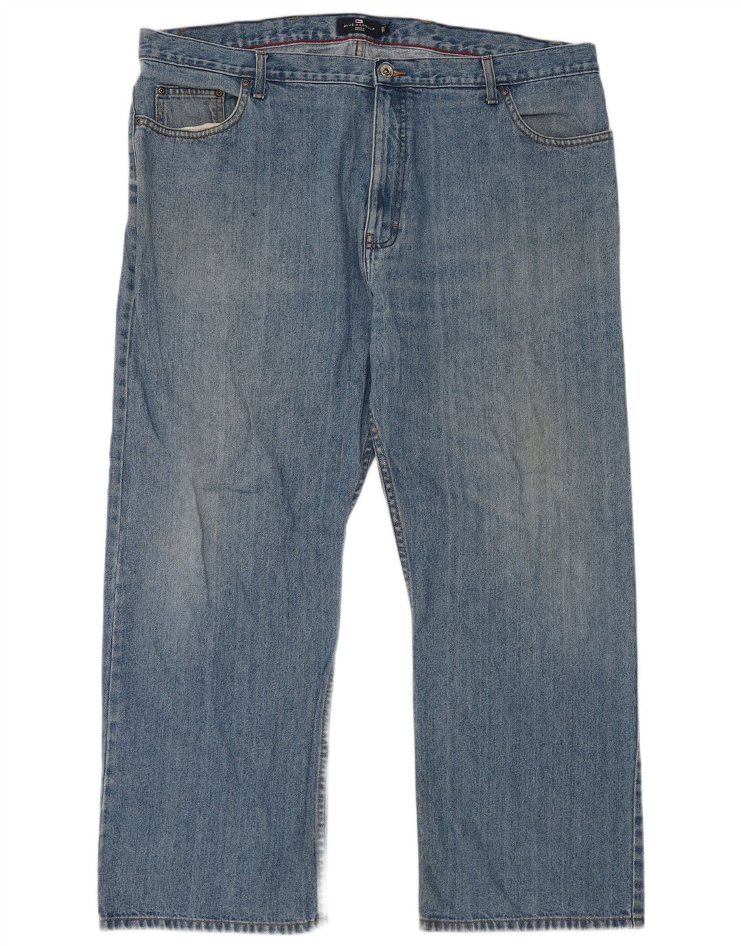Marks & Spencer Vaqueros rectos azules Harbor para hombre W44 L29 Algodón