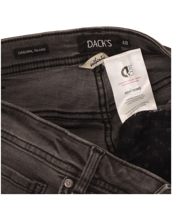 DACK'S Jeans rectos para hombre IT 48 Medium W32 L31 Algodón gris