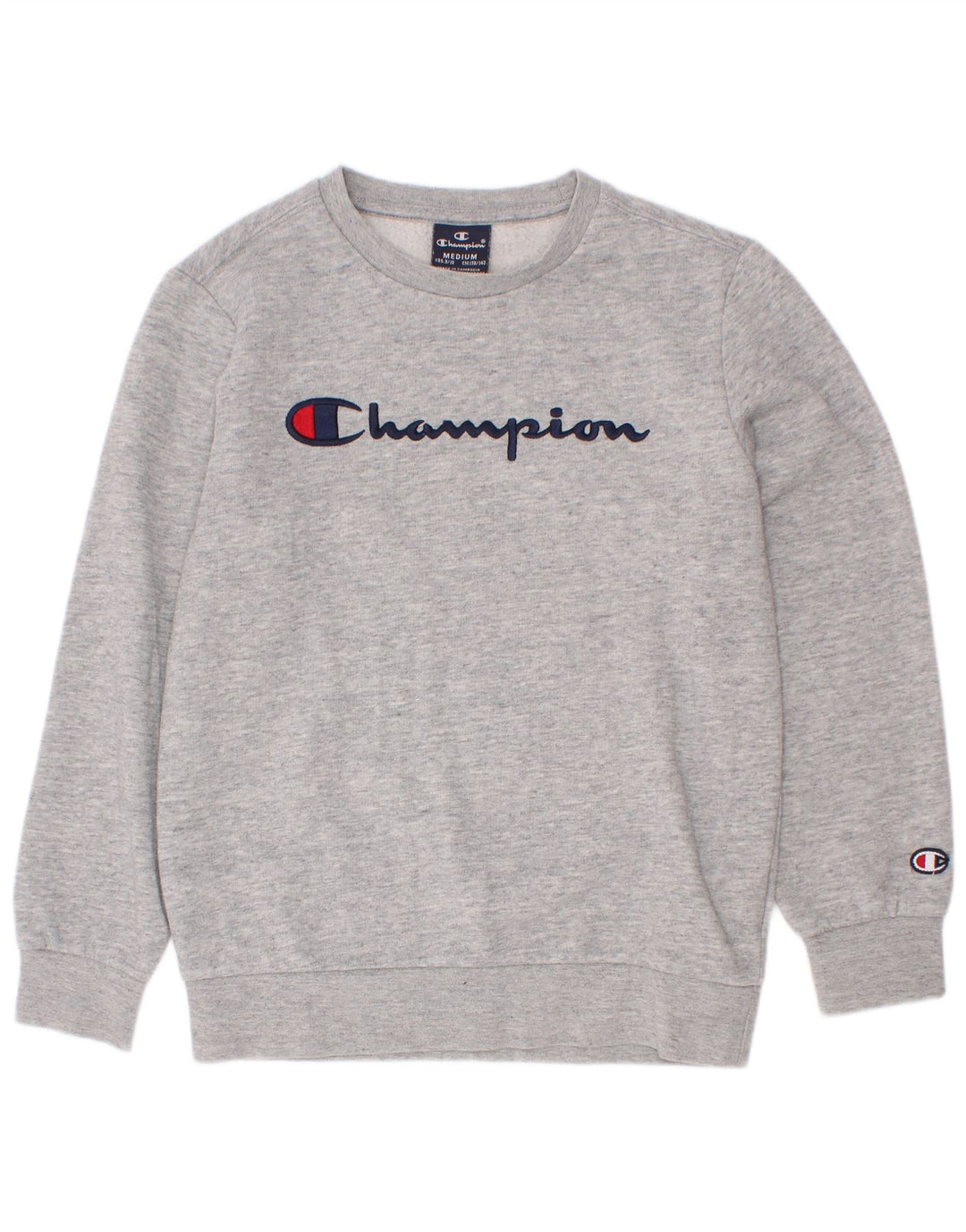 Champion Sudadera estampada para niños 9-10 años Gris medio moteado