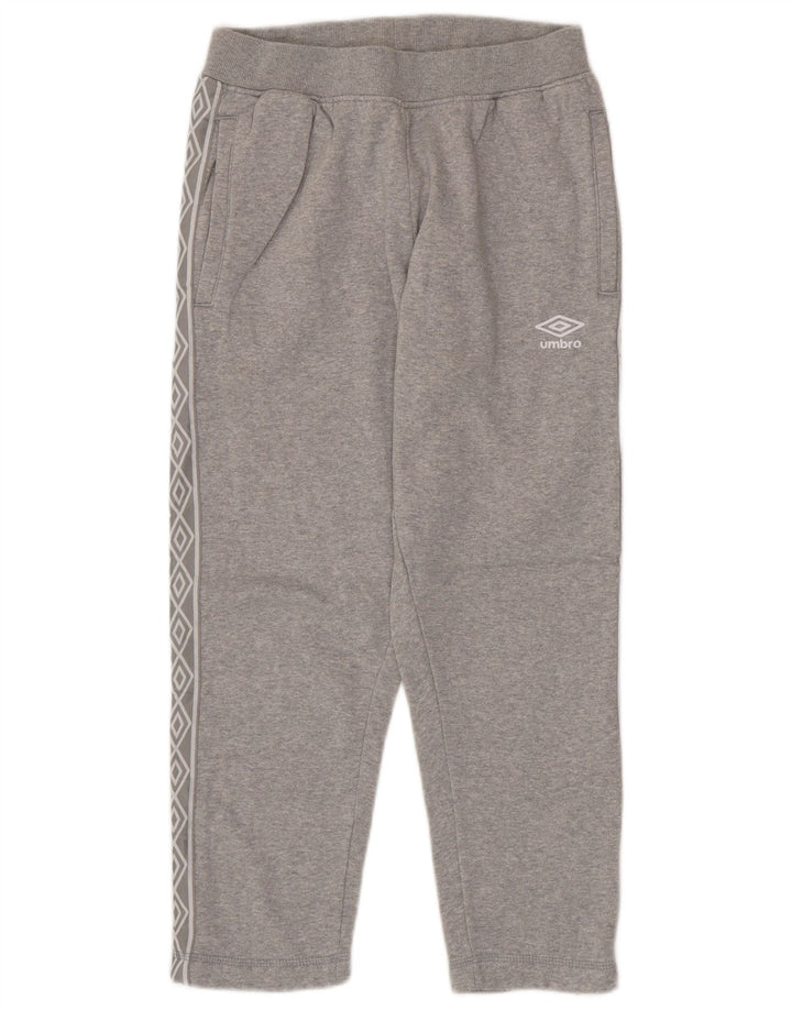 UMBRO Pantalones De Chándal Cortos Con Gráfico Para Hombre Algodón Gris Pequeño