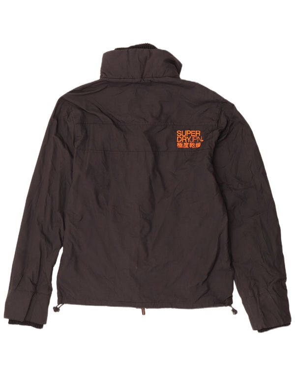 Superdry Chaqueta cortavientos para mujer ES 40 XL Black Nylon Sports