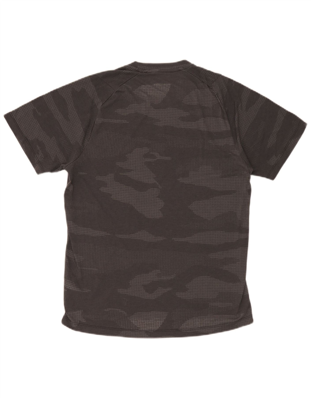 Adidas Hombre Climalite Camiseta Top Gris Medio Camuflaje Poliéster
