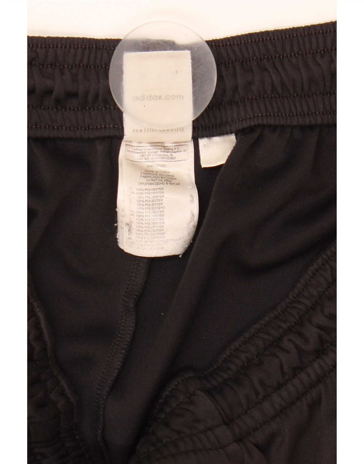 Adidas Mens Climalite Sport Shorts Medio Negro Rayas Poliéster