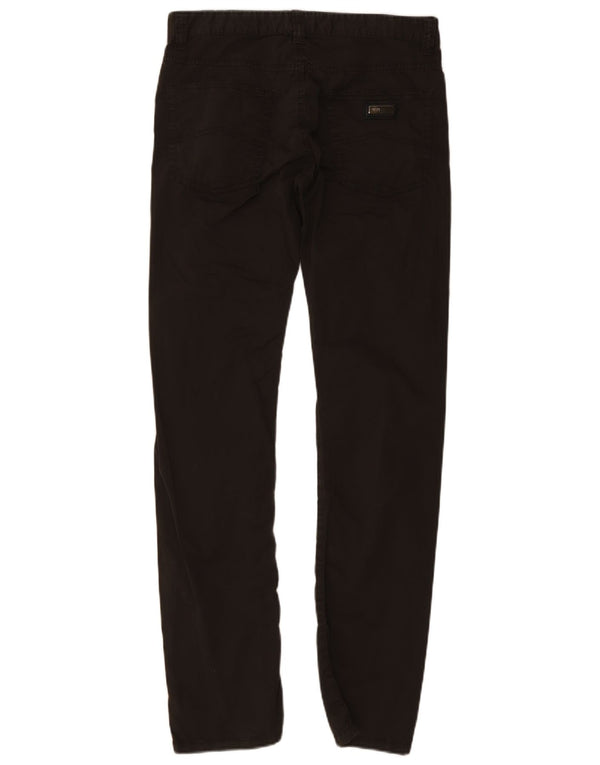 Armani Collezioni Pantalones casuales ajustados de cintura baja para hombre W32 L34 Marrón
