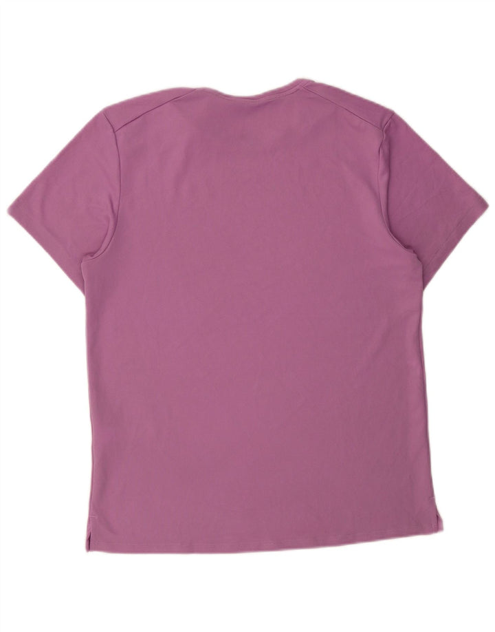 Camiseta Nike Dri Fit para hombre Top Small Púrpura Poliéster