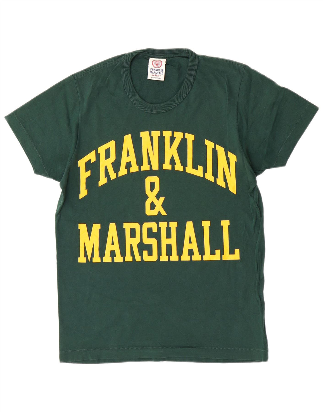 Franklin Marshall - Camiseta gráfica para hombre, talla pequeña, algodón verde