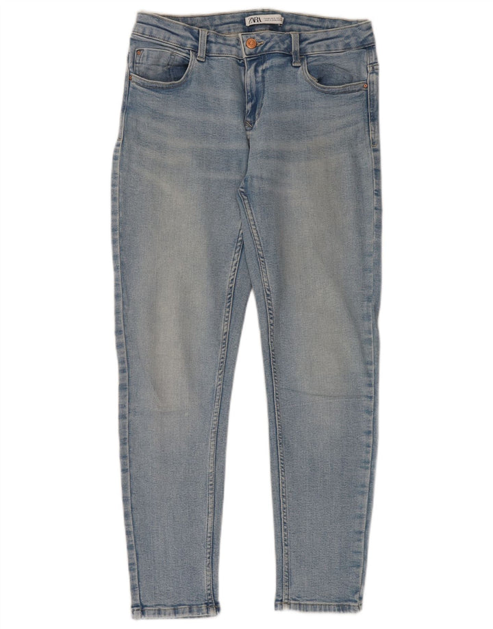 Zara Vaqueros Pitillo Mujer EU 40 Mediano W30 L28 Azul