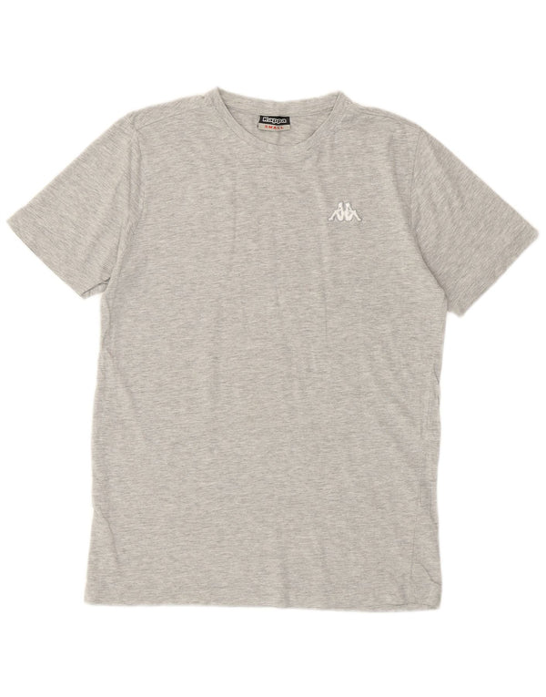 Camiseta Kappa Hombre Top Small De Algodón Moteado Gris