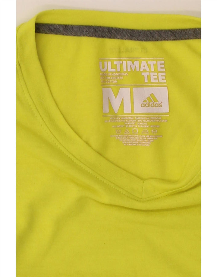 ADIDAS Womens Climalite Vest Top UK 12 Medium Yellow Polyester Vintage Adidas and Second-Hand Adidas from Messina Hembry 