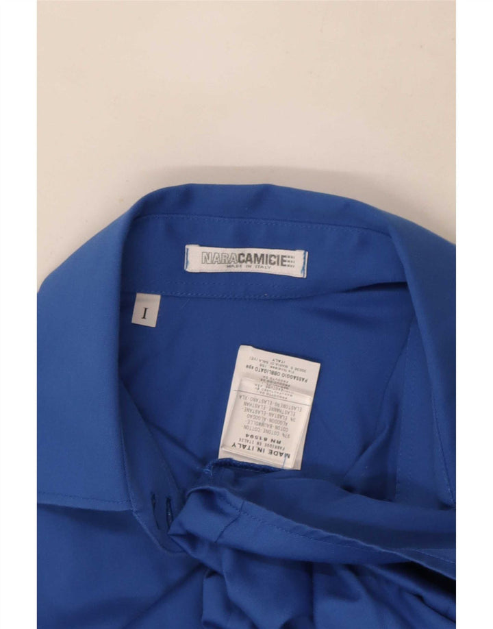 Naracamicie Camisa para mujer Reino Unido 42 Algodón azul medio