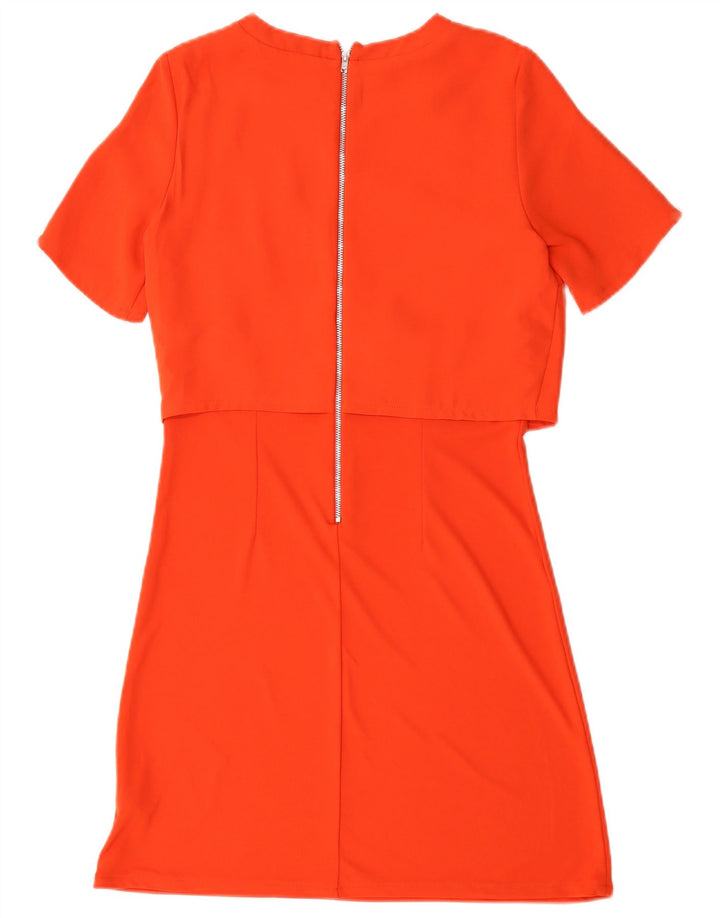 Oasis Vestido acampanado para mujer UK 6 XS Poliéster rojo