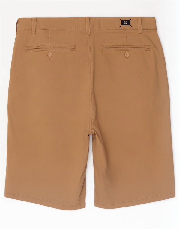 DC Mens Chino Shorts W36 Grande Algodón Beige