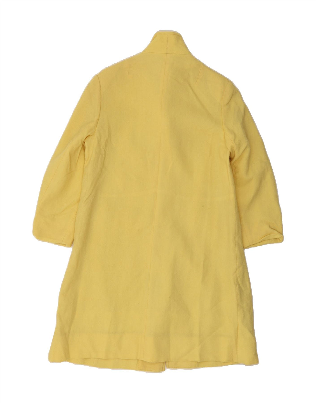 CRESTA Womens Overcoat UK 14 Medium Yellow Vintage Cresta and Second-Hand Cresta from Messina Hembry 