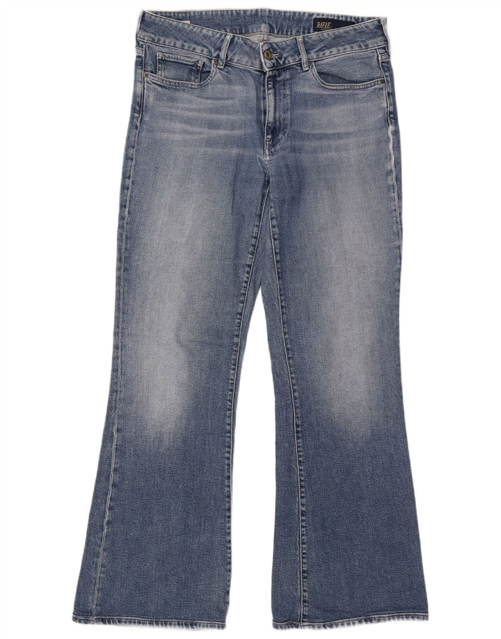 Vaqueros con corte bota para mujer Rifle W28 L34 Algodón azul