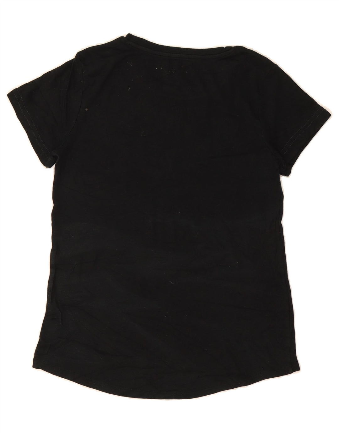 EDDIE BAUER Womens T-Shirt Top UK 12 Medium Black Cotton Vintage Eddie Bauer and Second-Hand Eddie Bauer from Messina Hembry 