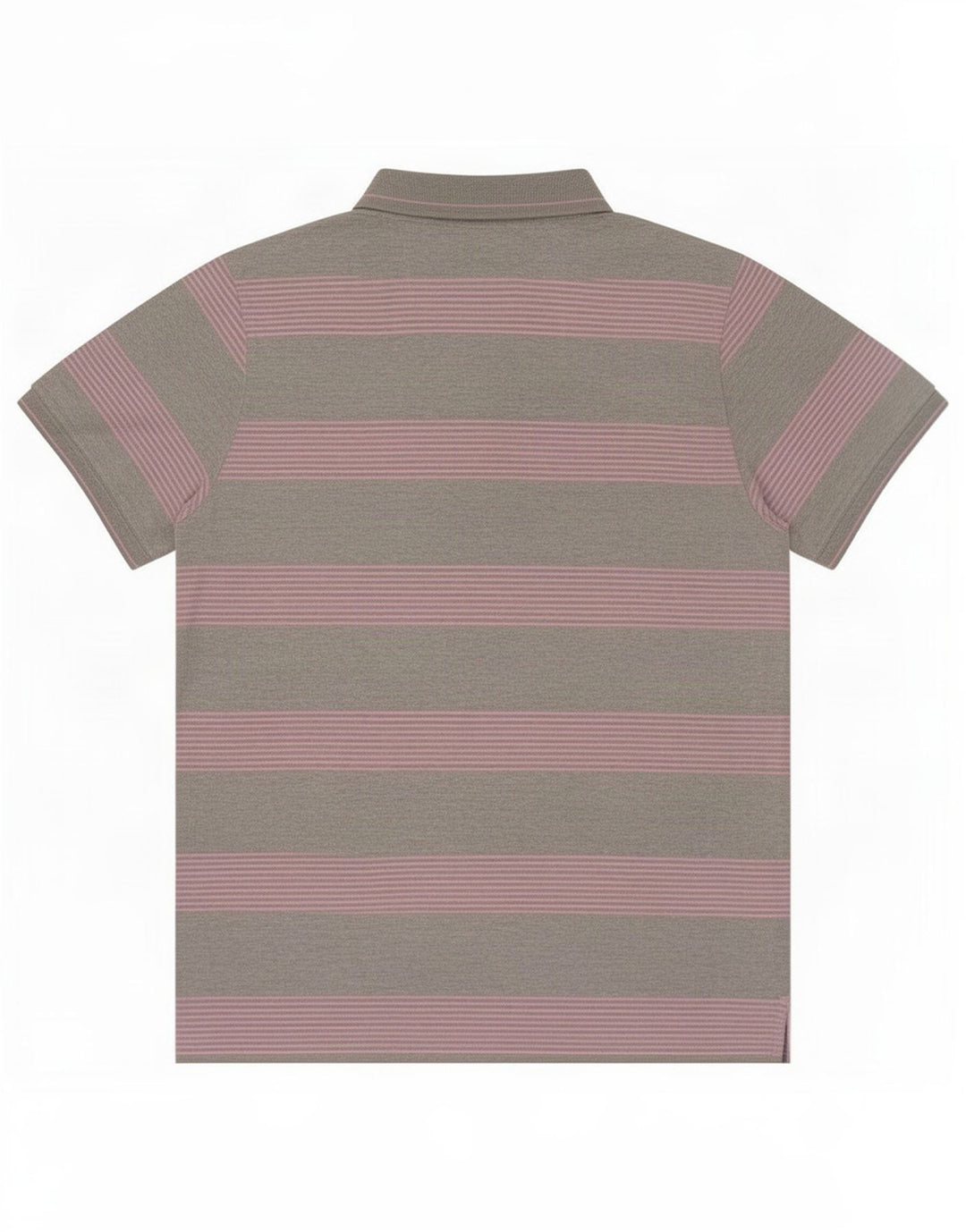 Champion Polo Hombre Gris Medio A Rayas