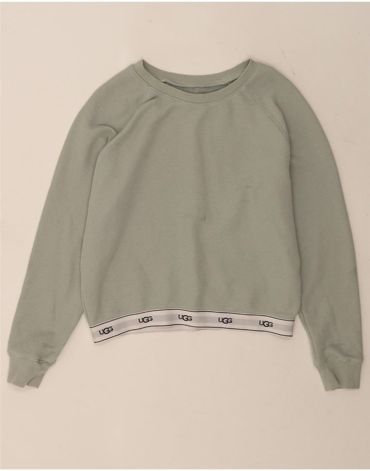 Chándal completo extragrande con gráfico para mujer UGG, talla 44, color verde medio