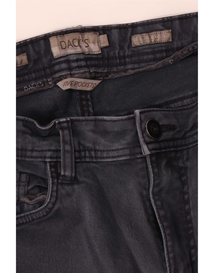 Dack's Jeans rectos para hombre IT 50 Large W32 L31 Algodón azul marino