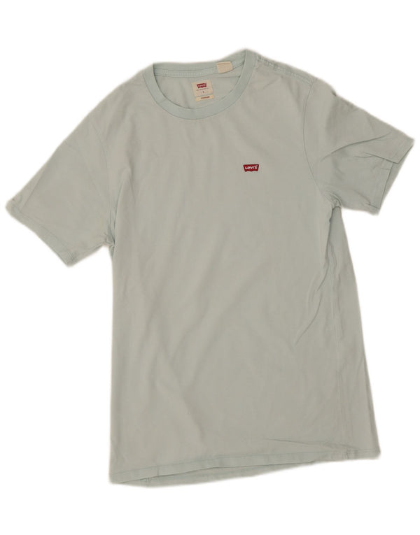 Levi's Camiseta estándar para hombre, talla pequeña, azul