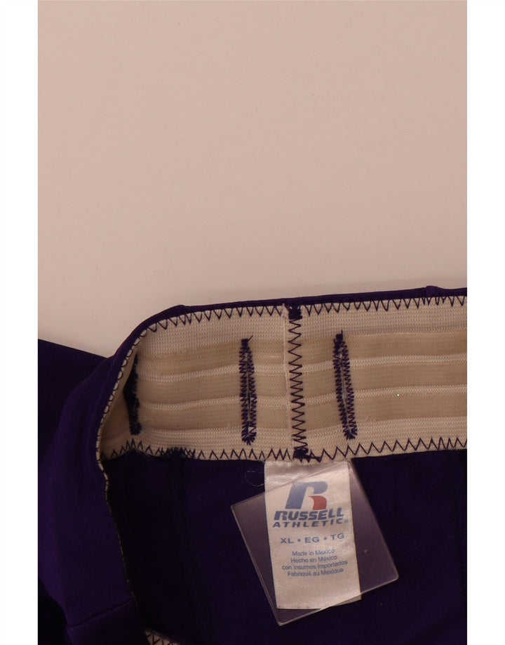 Russell Athletic Pantalones cortos deportivos para hombre XL Nylon morado