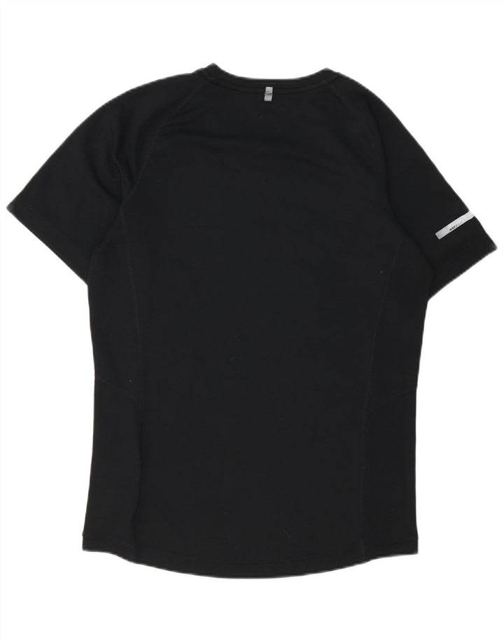 NIKE Camiseta Dri Fit para Hombre Top Pequeño Poliéster Negro