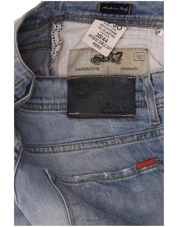 Vaqueros ajustados para hombre Liu Jo W30 L32 Algodón azul