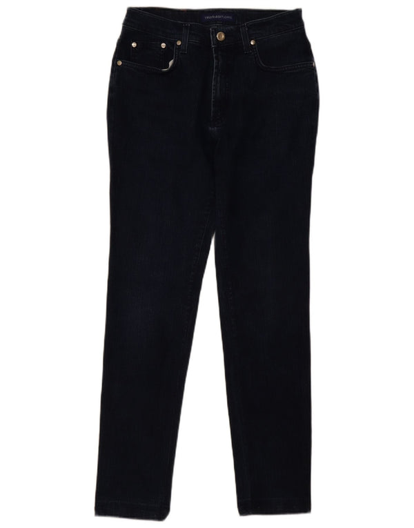 Trussardi Womens Slim Jeans W28 L28 Navy Blue Cotton