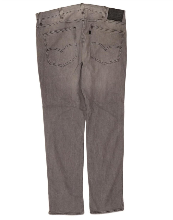 Levi's Hombre 511 Slim Jeans W38 L32 Algodón Gris
