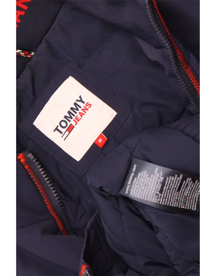 Tommy Hilfiger Chaqueta Bomber Acolchada para Hombre UK 38 Mediana Azul Marino Poliamida