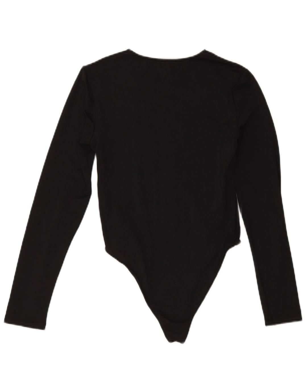 Zara Mujer Body Manga Larga UK 42 Mediano Poliamida Negro