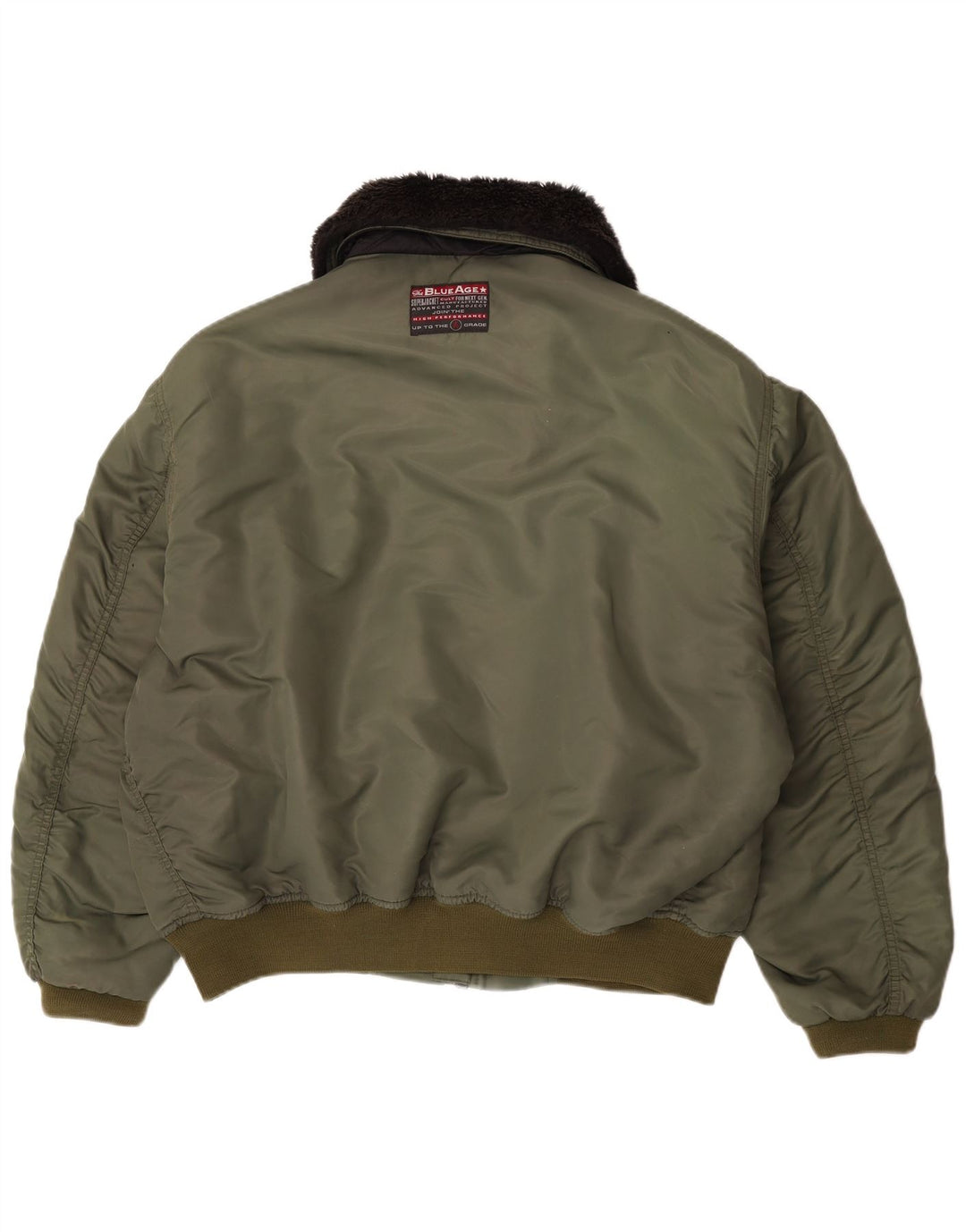 Carrera Chaqueta Bomber para Hombre UK 40 Large Caqui Colorblock Poliamida