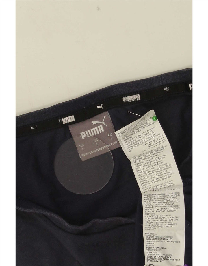 Camiseta Puma Hombre Top Grande Azul Marino Algodón