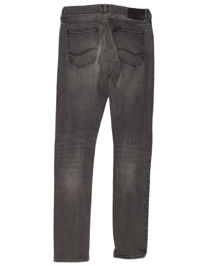 Vaqueros Lee Luke Slim para Mujer W30 L34 Algodón Gris