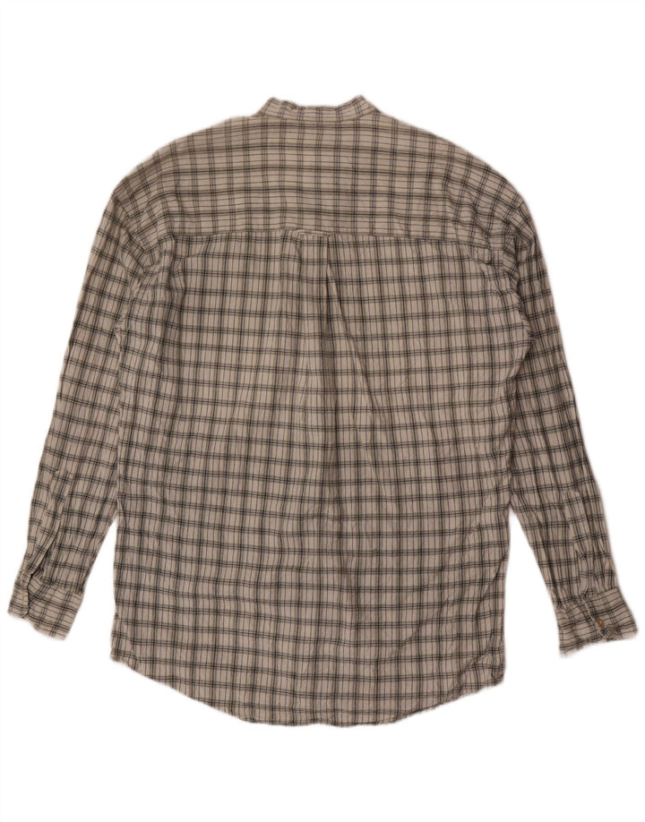 Chaps Ralph Lauren Camisa para hombre Algodón a cuadros caqui mediano