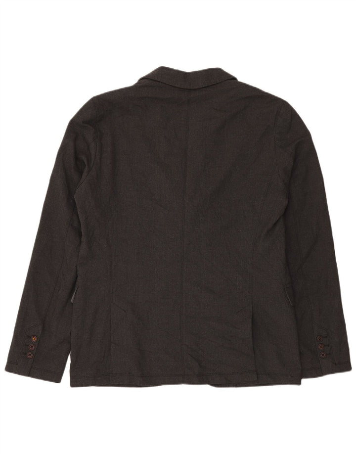 Hugo Boss Chaqueta tipo blazer de 2 botones para hombre EU 54 2XL Poliéster gris