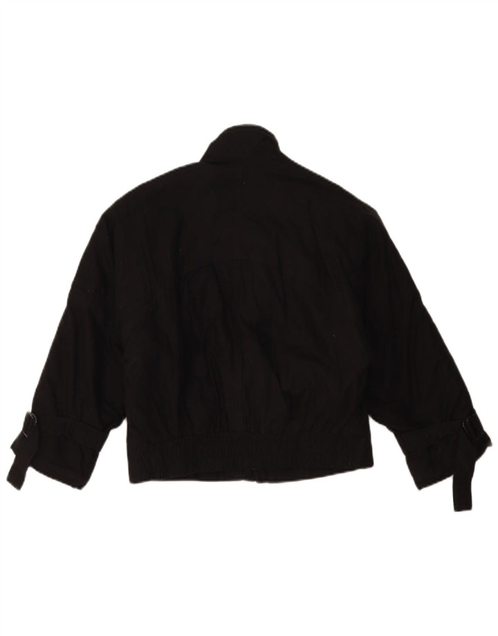 Chaqueta Bomber Vintage para Niños 11-12 Años Negro