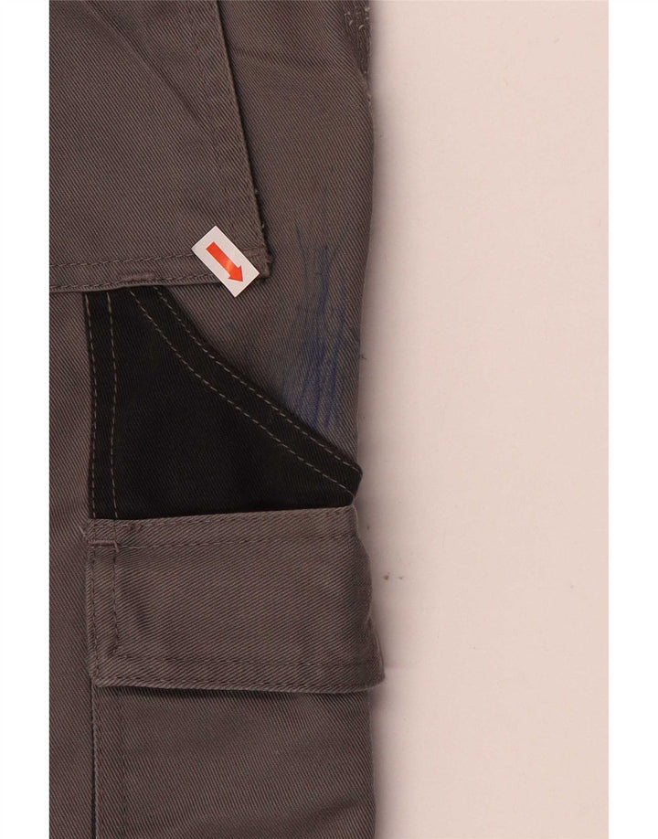 Dickies Pantalones cargo rectos para hombre W34 L31 Poliéster gris
