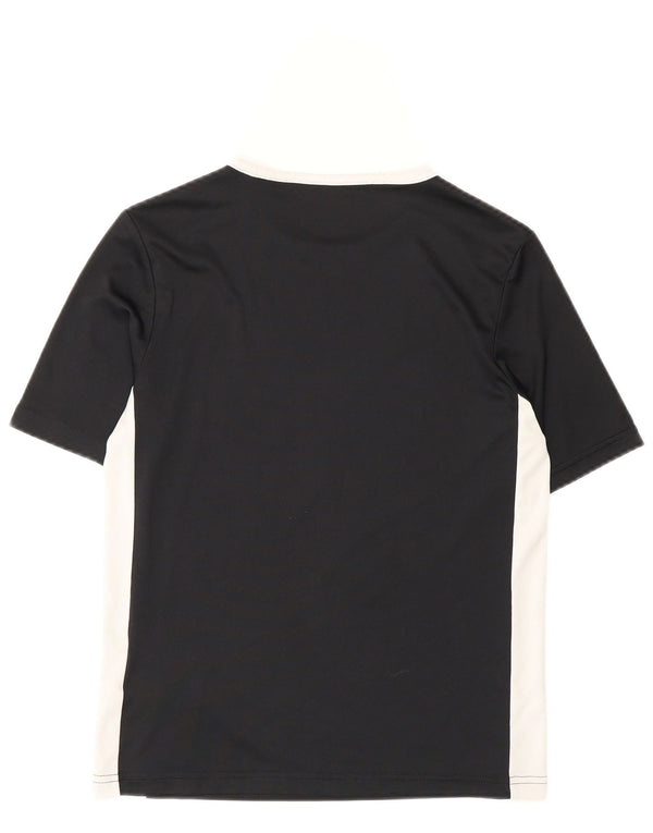 Adidas Camiseta para niño Top 11-12 años Mediano Negro Colorblock Poliéster