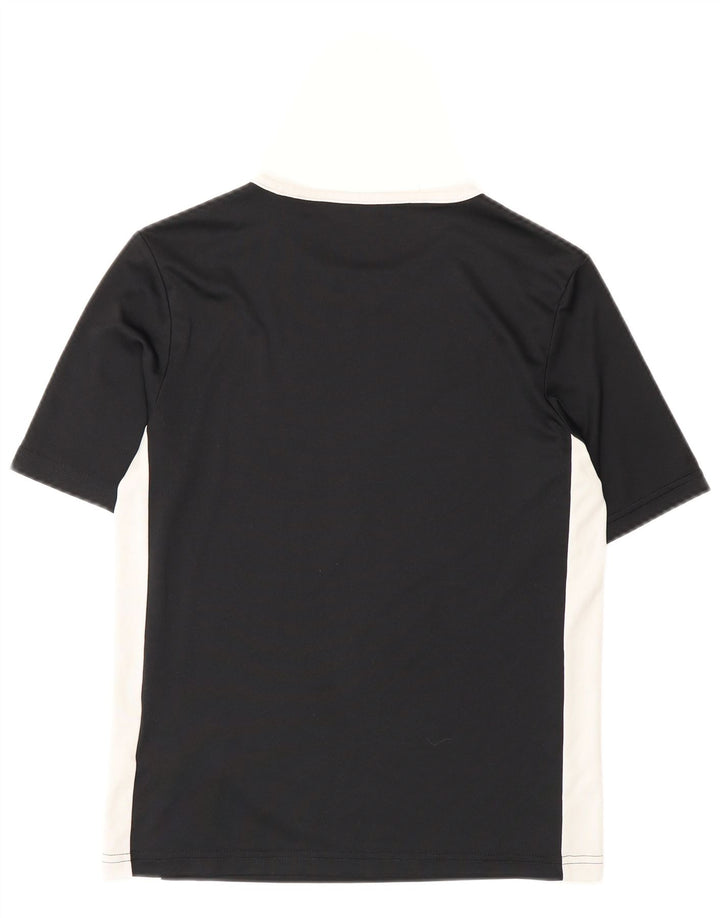 Adidas Camiseta para niño Top 11-12 años Mediano Negro Colorblock Poliéster