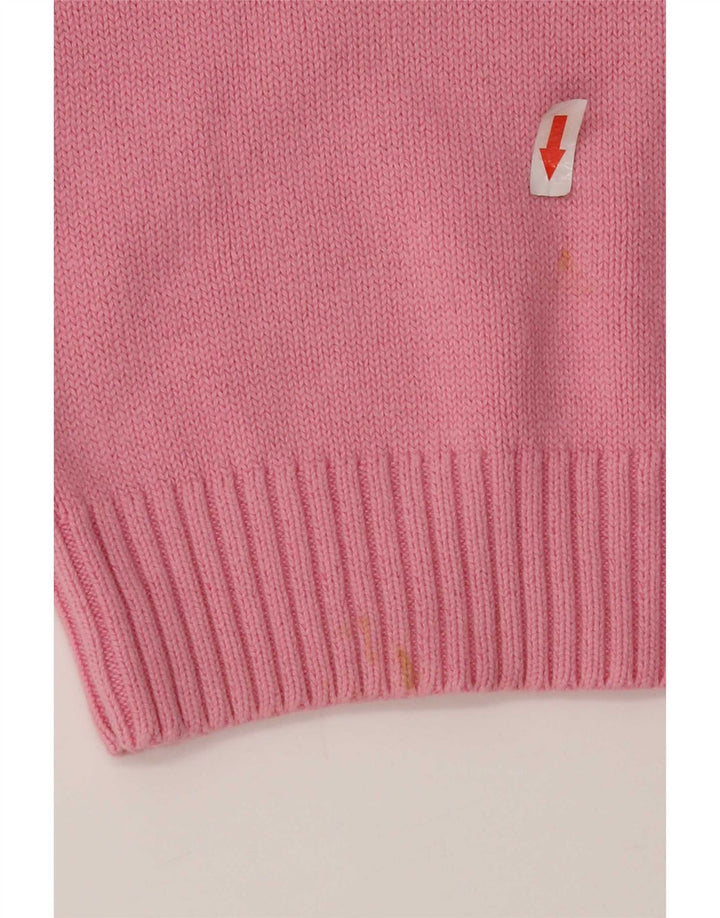 Marks & Spencer - Jersey de cuello redondo para hombre, color azul, talla grande, color rosa