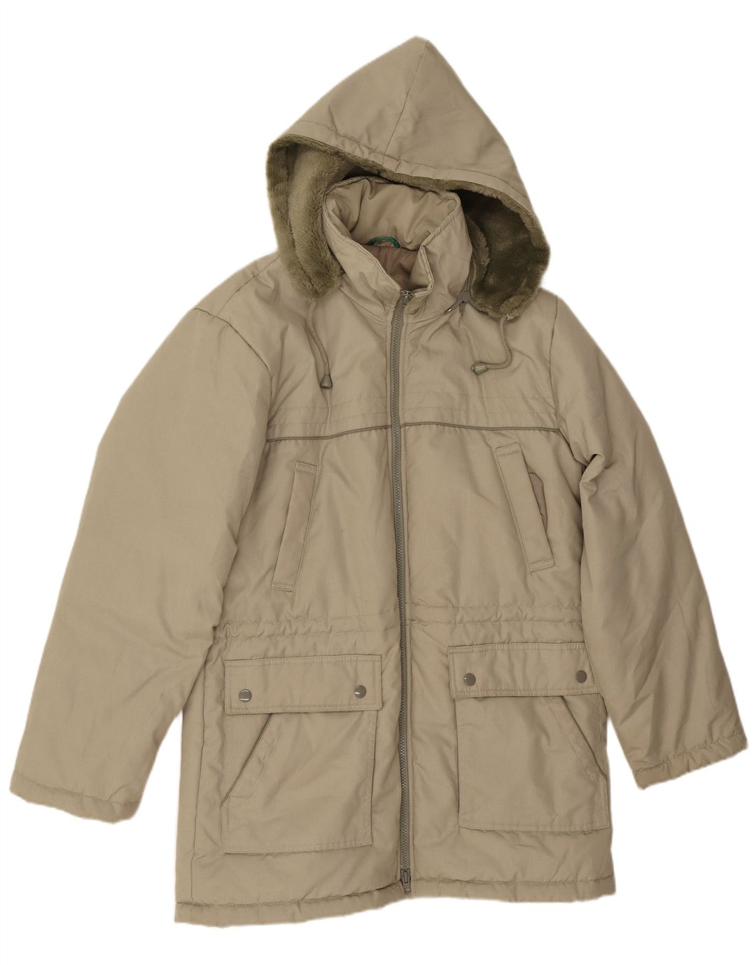 Canda Parka con capucha para hombre, ajuste holgado, IT 46 Small Green