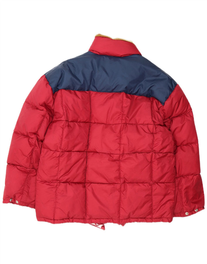 Alaska Chaqueta acolchada para hombre UK 40 Large Red Colourblock Poliamida