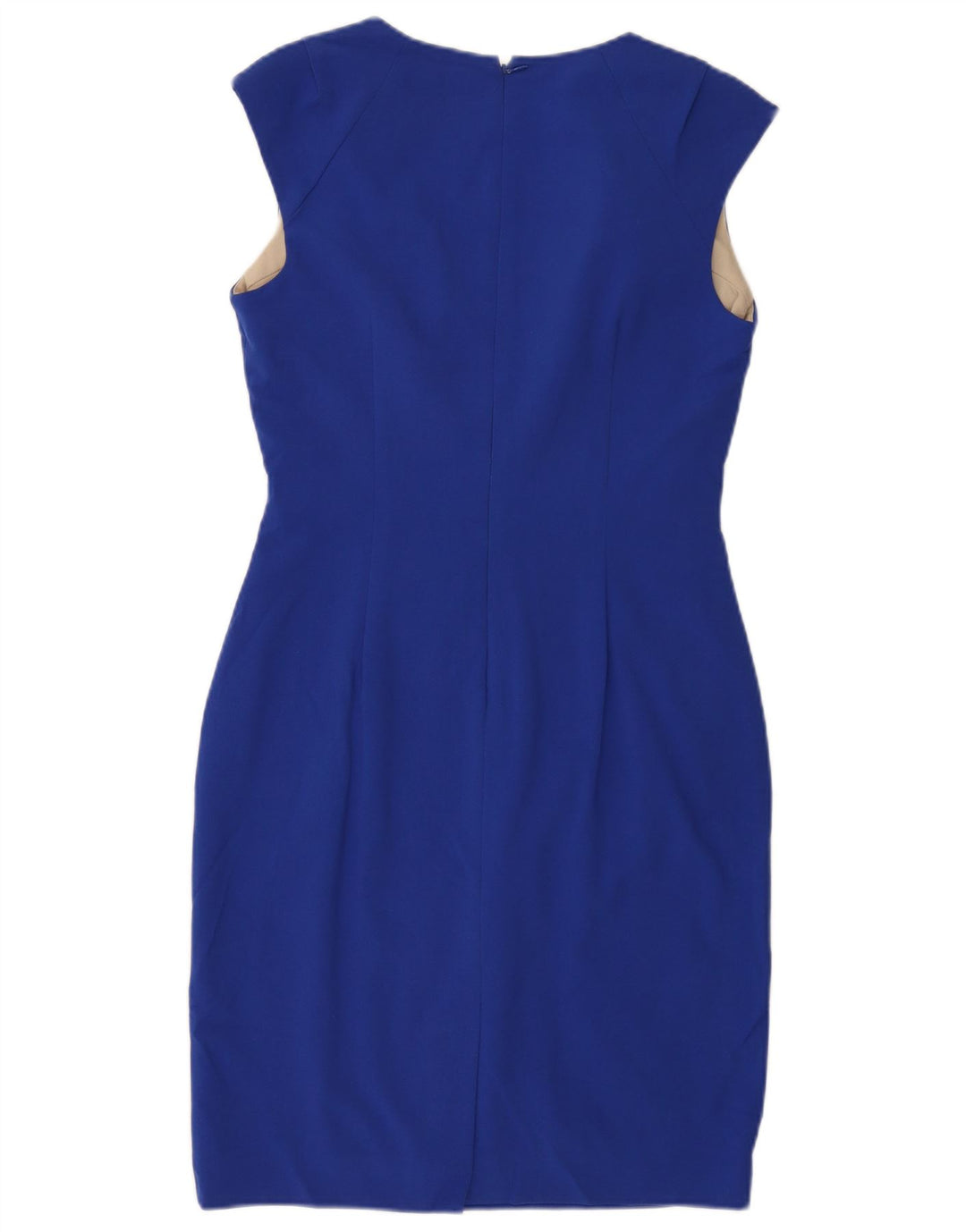 CALVIN KLEIN Vestido sin mangas para mujer US 8 Poliéster azul medio