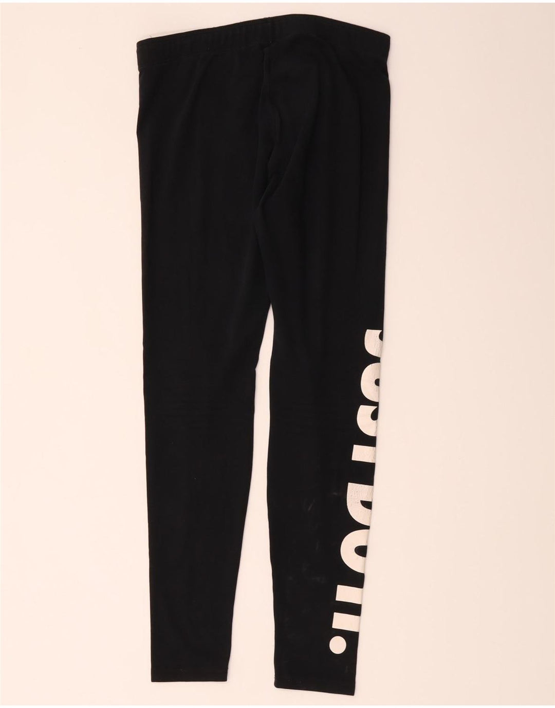 Nike - Leggings gráficos para mujer (talla 40), algodón negro mediano