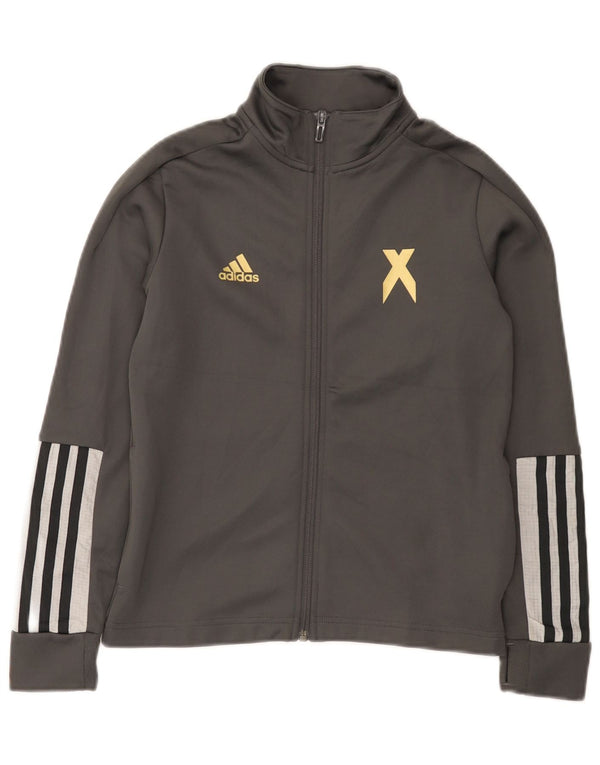 Adidas Chaqueta Chándal para Niños 9-10 Años Gris Poliéster
