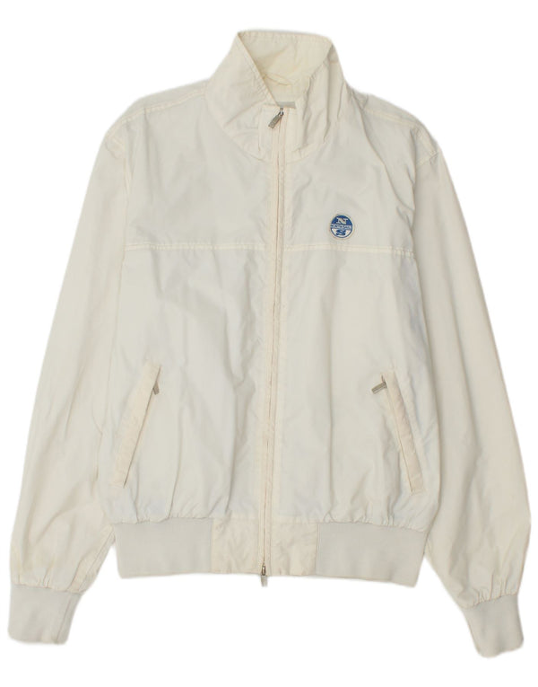 NORTH SAILS Chaqueta Bomber Hombre UK 42 XL Poliamida Blanca