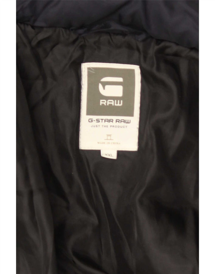 G-Star Chaqueta acolchada para hombre UK 44 2XL Azul marino Poliéster