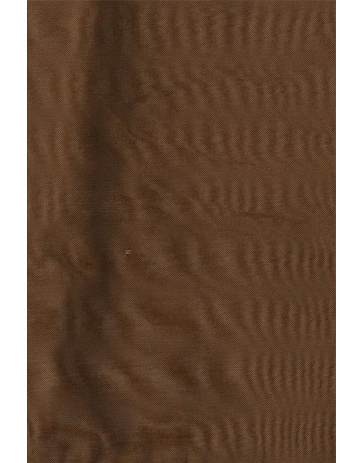 CONVERSE Chaqueta cortavientos con capucha para hombre UK 36 Small Khaki Cotton