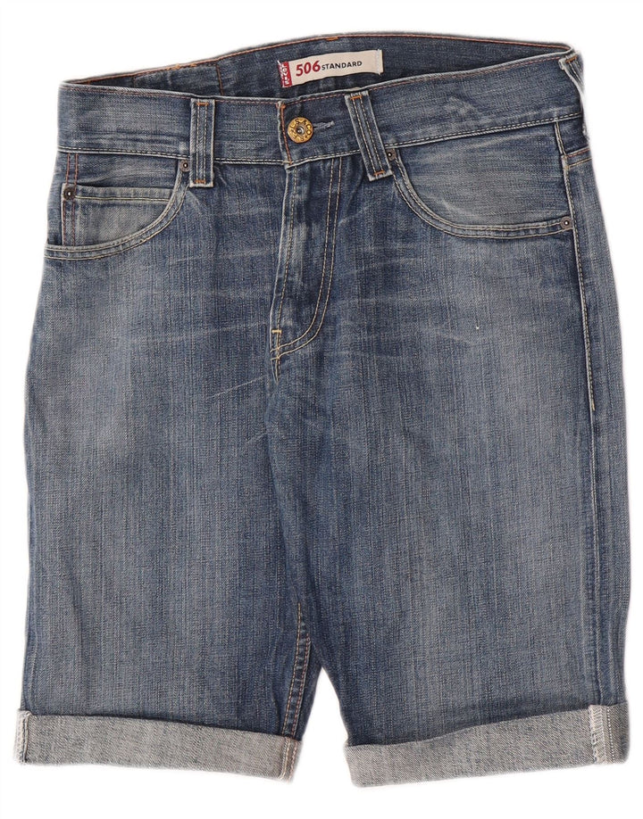 Levi's Mens 506 Shorts De Mezclilla W31 Algodón Azul Medio