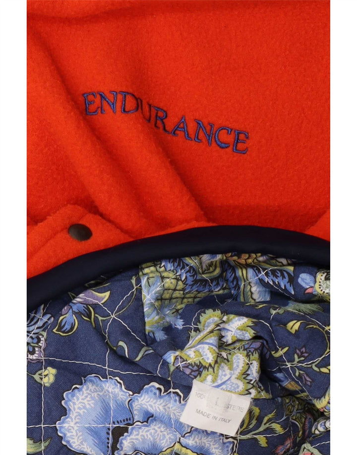 Chaleco polar Endurance para hombre UK 40 Large Naranja Colorblock Poliéster
